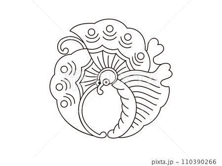 陰揚羽蝶の丸 陰揚羽蝶の丸 110390266