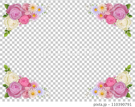 Flower frame A-1 (PNG) Flower frame A-1 (PNG) 110390791