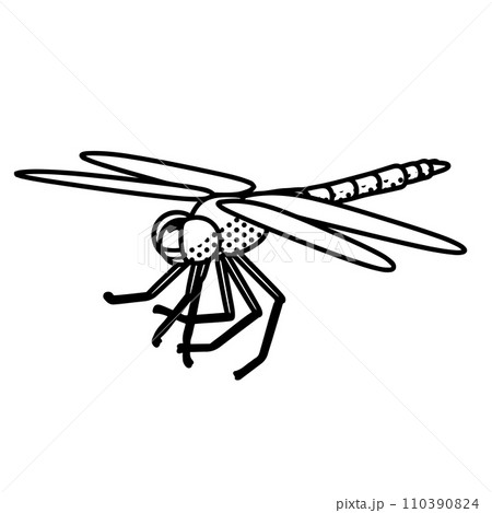 漫画風トンボ 110390824