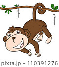 llustration of a cartoon Monkey 110391276