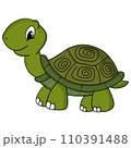 Turtle cartoon illustration 110391488