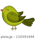 llustration of a cartoon bird 110391494