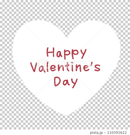 Happy Valentine's Day hand-drawn text material Happy Valentine's Day hand-drawn text material 110391622