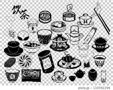 點心線畫插圖集 110392298