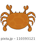 Illustration cartoon crab 110393121
