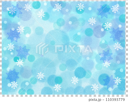 Snow crystal background 110393779