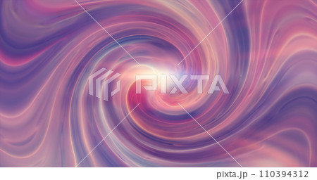 Purple background of twisted swirling energy magical glowing light lines abstract background 110394312