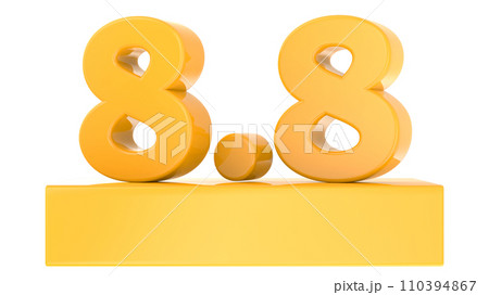 Follow Number Gold 3D Render With Number 3D, Discount Number Follow Number Gold 3D Render With Number 3D, Discount Number 110394867