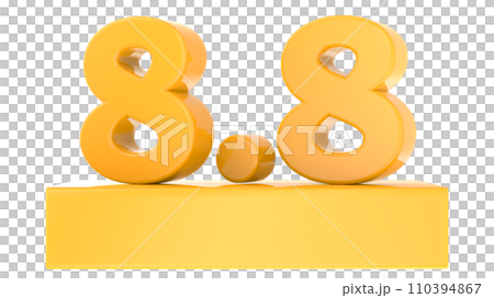 Follow Number Gold 3D Render With Number 3D, Discount Number Follow Number Gold 3D Render With Number 3D, Discount Number 110394867