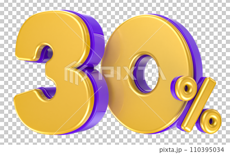 Follow Number 3D Render Follow Number 3D Render 110395034