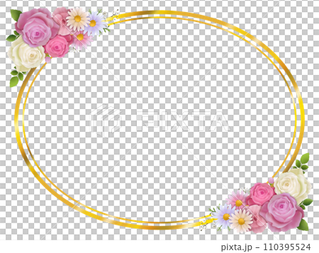 Flower frame I (PNG) 110395524