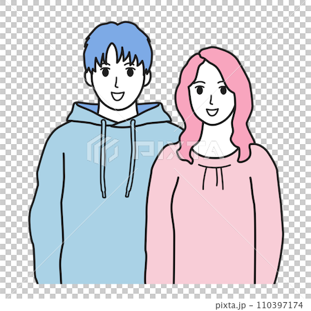 Smile couple 110397174