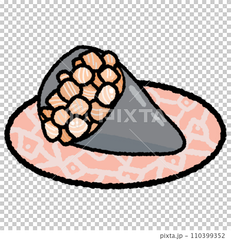 Sushi rolls doodle cartoon style Sushi rolls doodle cartoon style 110399352