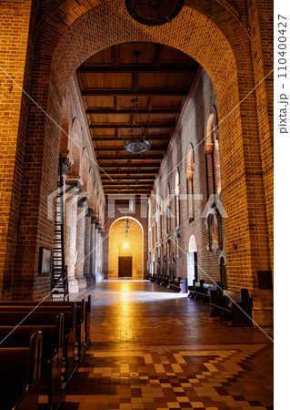 Metropolitan Cathedral of Medellin, major architectural works of Colombia, a Neo-Romanesque gem, in Roman Basilica style. Colombia 110400427