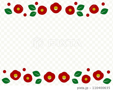 椿 市松模様 フレーム 椿 市松模様 フレーム 110400635