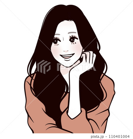 女性・女の子のイラスト素材 110401004
