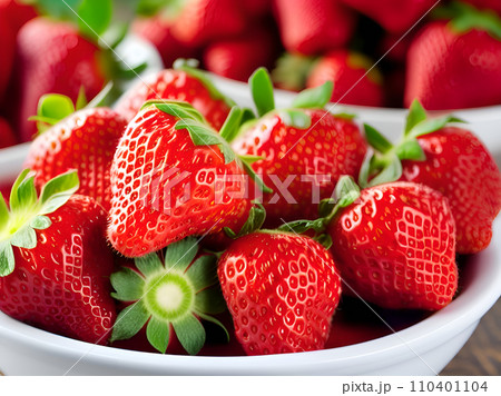 strawberry on a bowl 110401104
