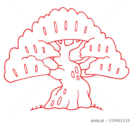 シンプルな松の木 シンプルな松の木 110401110