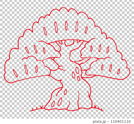 シンプルな松の木 シンプルな松の木 110401110