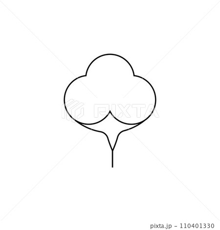 simple cotton logo icon vektor template simple cotton logo icon vektor template 110401330