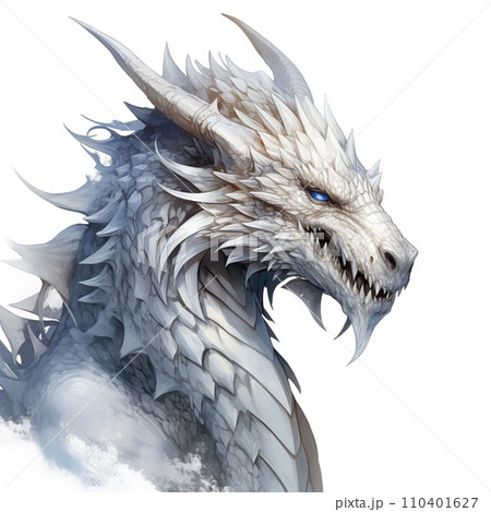 AI-generated content. White Dragon 110401627
