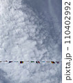 空と雲と万国旗 110402992