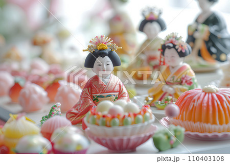 桃の節句 ひな祭り-1 桃の節句 ひな祭り-1 110403108