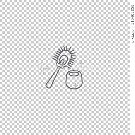 Toilet Brush icon. Monochrome simple element from housekeeping collection. Creative Toilet Brush icon for web design, templates and more. isolated on white background. Toilet Brush icon. Monochrome simple element from housekeeping collection. Creative Toilet Brush icon for web design, templates and more. isolated on white background. 110403859