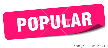 popular sticker. popular label popular sticker. popular label 110404371