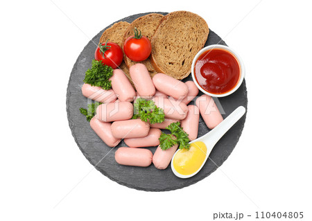 Mini sausage, concept of tasty meat food 110404805