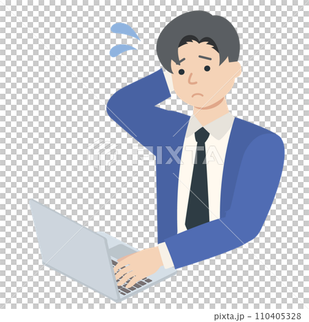 ビジネスマンのイラスト ビジネスマンのイラスト 110405328