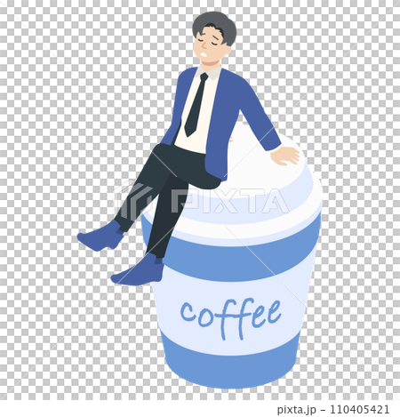 ビジネスマンのイラスト ビジネスマンのイラスト 110405421