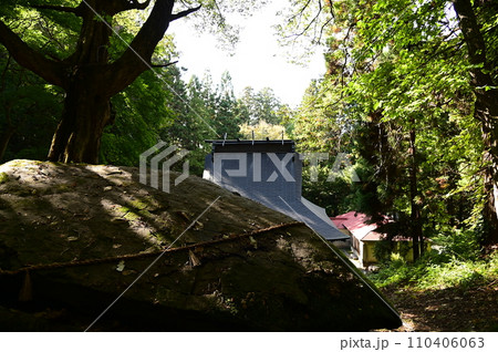 花巻市の名所 丹内山神社 110406063
