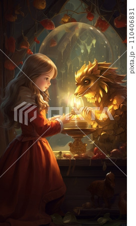 Magic fairy tale characters Magic fairy tale characters 110406831