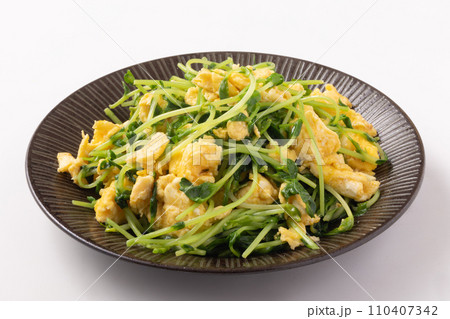 豆苗とたまごの中華炒め 110407342