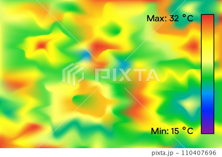 Thermal image abstract background vector illustration design. Thermal image abstract background vector illustration design. 110407696