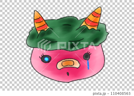 Cute red demon illustration Cute red demon illustration 110408563