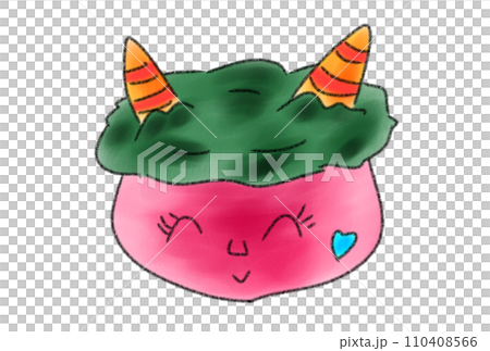 Cute red demon illustration Cute red demon illustration 110408566