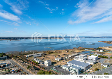 【茨城県】冬の青空と霞ヶ浦(1月) 【茨城県】冬の青空と霞ヶ浦(1月) 110408766