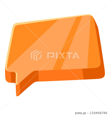 Speech bubble illustration. Image for design and decoration. Speech bubble illustration. Image for design and decoration. 110408780