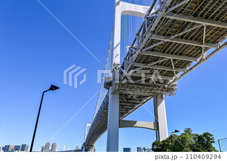 【東京】レインボーブリッジから見る風景も、とても綺麗で良かった。 110409294