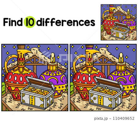 Christian Gifts of the Magi Find The Differences 110409652