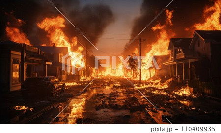 大規模な火災 大規模な火災 110409935
