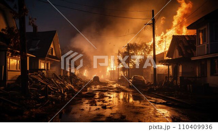大規模な火災 大規模な火災 110409936