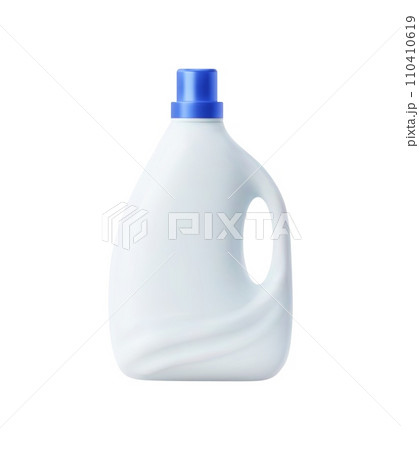 Detergent and clean product plastic bottle mockup. Isolated 3d vector white blank realistic package. Household chemicals tube with handle, liquid soap, stain remover, laundry bleach, cleaner template Detergent and clean product plastic bottle mockup. Isolated 3d vector white blank realistic package. Household chemicals tube with handle, liquid soap, stain remover, laundry bleach, cleaner template 110410619
