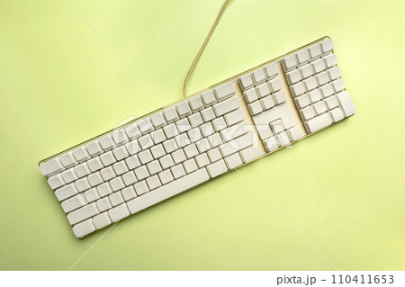 Closeup view of a computer keyboard Closeup view of a computer keyboard 110411653