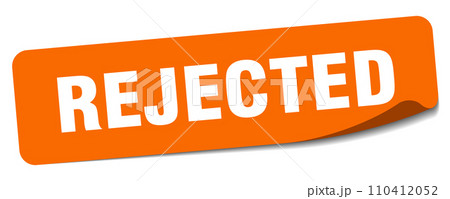 rejected sticker. rejected labelのイラスト素材 [110412052] - PIXTA