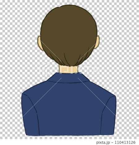 male student from behind male student from behind 110413126