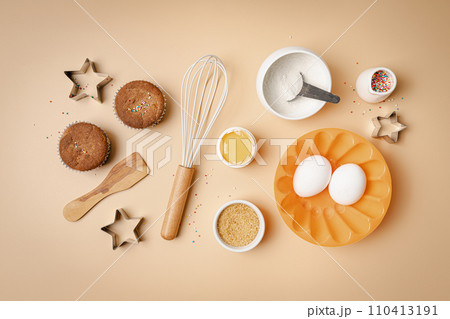 Baking or cooking background. 110413191