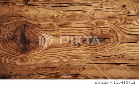 organic wood texture background, wooden floor planks in light and dark brown color, detailed wallpaper pattern AI generated 110415712